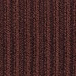 Boucle Striped Open Neck Knitted Polo Shirt, CHESTNUT, swatch