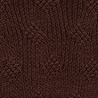 Pure Wool Wave Stitch Roll Neck Jumper, DARK CHOCOLATE, swatch