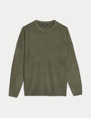 

Mens M&S Collection Cashmilon™-Pullover mit Rundhalsausschnitt - Green, Green