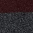 Striped Collared Neck Rugby Jumper with Wool, BURGUNDY MIX, swatch