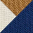 Cotton Rich Mountain Half Zip Jumper, BLUE MIX, swatch