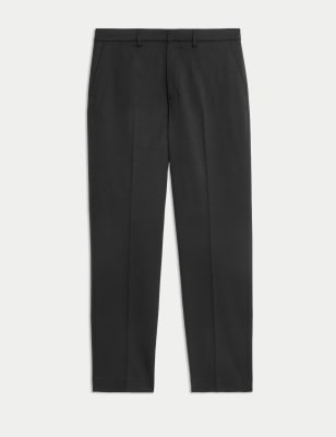 

Mens M&S Collection Regular Fit Twill Stretch Trousers - Black, Black