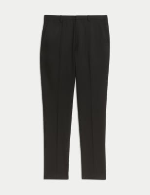 

Mens M&S Collection Skinny Fit Hose aus Twill mit Bundfalte - Black, Black
