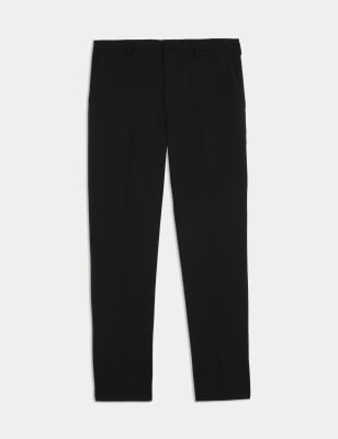 

Mens M&S Collection Regular Fit Stretch Trousers - Black, Black