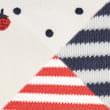 5 Pack Organic Cotton Dribble Bibs, WHITE/RED, swatch