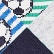 5 Pack of Cotton Football Socks, MULTI, swatch