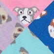 5pk Cotton Blend Dog Print Socks, MULTI, swatch