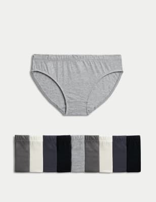 

Boys M&S Collection 10pk Pure Cotton Briefs (2-14 Yrs) - Grey Mix, Grey Mix