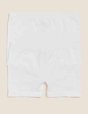 

Girls 2pk Shorts (6-16 Yrs) - White, White