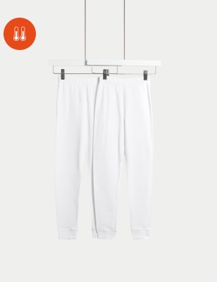 

Unisex,Boys,Girls M&S Collection 2pk Heatgen™ Thermal Leggings (2-14 Yrs) - White, White