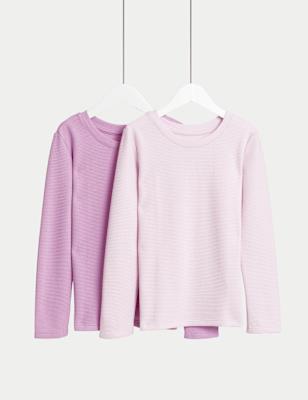 

Unisex,Boys,Girls M&S Collection 2pk Heatgen™ Thermal Waffle Tops (2-14 Yrs) - Lilac, Lilac