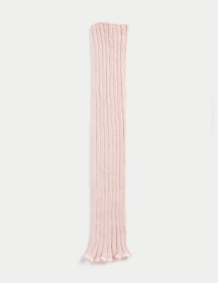 

Girls M&S Collection Ribbed Sparkly Legwarmers - Soft Pink, Soft Pink