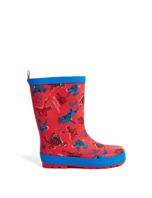 

Boys M&S Collection Kids' Spider-Man™ Wellies (4 Small - 13 Small) - Red Mix, Red Mix