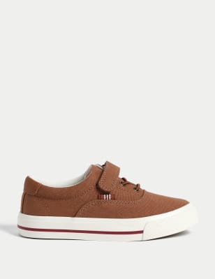 

M&S Collection Kinderturnschuhe aus Canvas mit Klettverschluss (20,5-34,5) - Tan, Tan