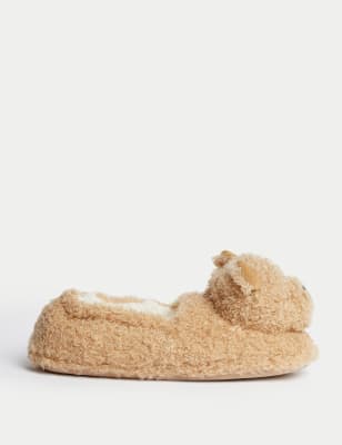 

Unisex,Boys,Girls Kids' Spencer Bear™ Slippers (4 Small - 7 Large) - Light Brown, Light Brown