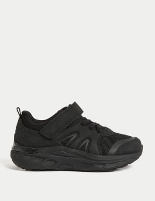 

Boys M&S Collection Kids' Freshfeet™ Riptape Trainers (4 Small - 1½ Large), Black
