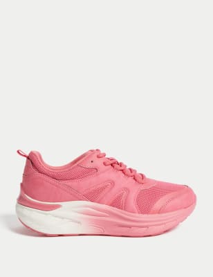 

Boys M&S Collection Kids' Freshfeet™ Trainers (1 Large - 7 Large) - Pink Mix, Pink Mix