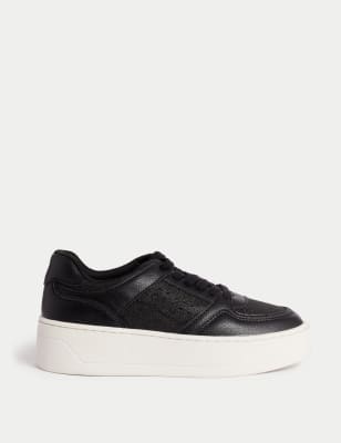 

Girls M&S Collection Kids' Glitter Trainers (1 Large - 6 Large) - Black, Black