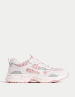 

Girls M&S Collection Kids' Chunky Trainers (1 Large - 6 Large) - Light Pink Mix, Light Pink Mix