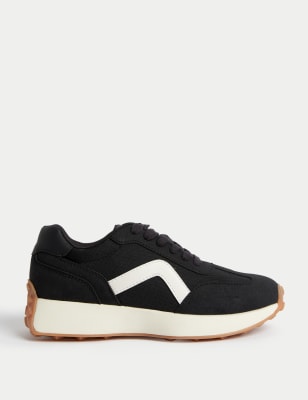 

M&S Collection Kinderturnschuhe mit Freshfeet™ (33,5-40,5) - Black Mix, Black Mix
