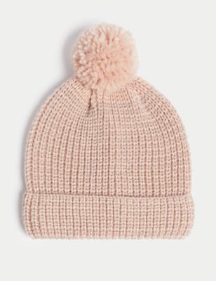 

Girls M&S Collection Kids' Reflective Winter Hat (1-13 Yrs) - Blush, Blush