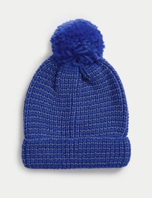 

M&S Collection Gorro de invierno infantil reflectante (1-13 años) - Cobalt, Cobalt