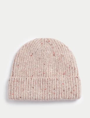 

Boys M&S Collection Kids Knitted Beanie Hat (1-13 Yrs) - Oatmeal, Oatmeal