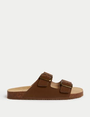 

M&S Collection Fußbett-Sandalen aus Leder für Kinder (33,5-40,5) - Tan, Tan