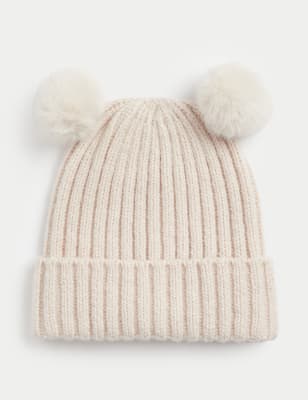 

Girls M&S Collection Kids' Winter Hat (1-13 Yrs) - Oatmeal, Oatmeal