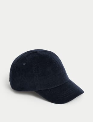 

Boys M&S Collection Kids' Cotton Rich Cord Baseball Cap (6-13 Yrs) - Navy, Navy