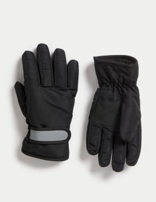 

Unisex,Boys,Girls M&S Collection Waterproof Thermowarmth™ Ski Gloves (3-13 Yrs) - Black, Black