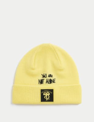 

Unisex,Boys,Girls M&S Collection Doodle Boy™ You Are Not Alone Beanie Hat (3-13 Yrs) - Yellow, Yellow