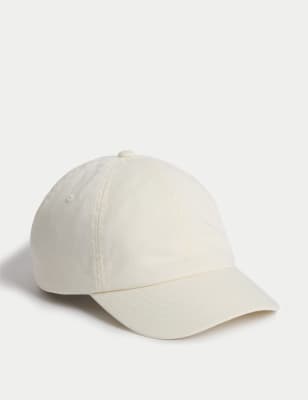 

Unisex,Boys,Girls M&S Collection Kids' Pure Cotton Baseball Cap (1-13 Yrs) - Calico, Calico