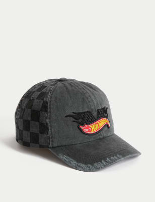 

Boys M&S Collection Pure Cotton Hot Wheels™ Baseball Cap (3-13 Yrs) - Black Mix, Black Mix