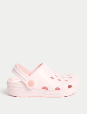 

Unisex,Boys,Girls M&S Collection Kids' Clogs (4 Small - 2 Large) - Pale Pink, Pale Pink
