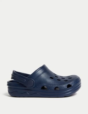 

Unisex,Boys,Girls M&S Collection Kids' Clogs (4 Small - 2 Large) - Navy, Navy