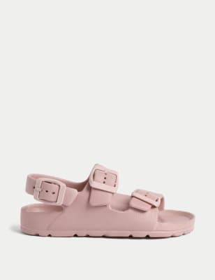 

Unisex,Boys,Girls M&S Collection Kids' Buckle Sandals (4 Small - 2 Large) - Pink Mix, Pink Mix