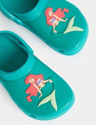 

M&S Collection Zuecos infantiles de La Sirenita (4 pequeño-13 pequeño) - Green Mix, Green Mix
