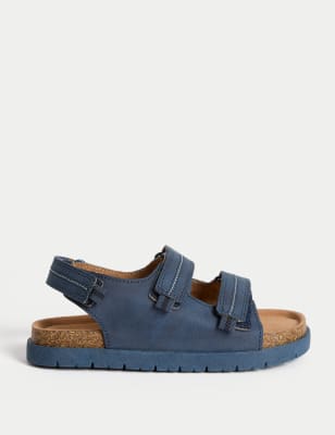 

M&S Collection Sandalias infantiles con velcro (4 pequeño-7 grande) - Navy, Navy