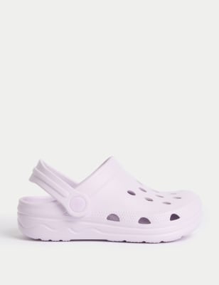 

Unisex,Boys,Girls M&S Collection Kids' Clogs (4 Small - 7 Large) - Lilac, Lilac