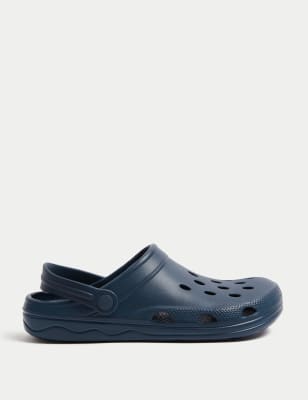

Unisex,Boys,Girls M&S Collection Kids' Clogs (4 Small - 7 Large), Indigo
