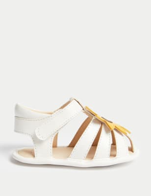 

M&S Collection Pre-Walk-Sandalen mit Gänseblümchenmotiv (0-18 Monate) - White, White