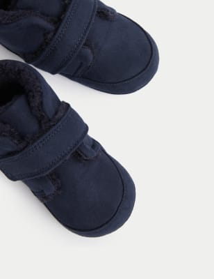 

Unisex,Boys,Girls M&S Collection Baby Riptape Boots (0-18 Mths) - Navy, Navy