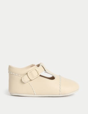 

M&S Collection Babyschuhe mit T-Riemen und Schnalle (0-18 M.) - Light Cream, Light Cream