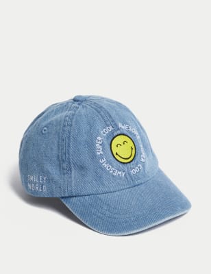 

Unisex,Boys,Girls M&S Collection Kids' Denim SmileyWorld® Baseball Cap (6-13 Yrs), Denim