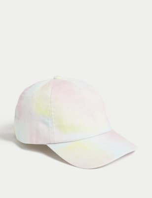 

M&S Collection Gorra de béisbol infantil tie dye 100 % algodón (1-13 años) - Multi, Multi