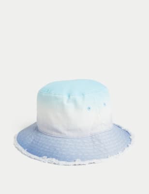 

Boys M&S Collection Kids' Pure Cotton Tie Dye Sun Hat (1-13 Yrs) - Blue Mix, Blue Mix