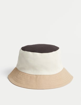 

Boys M&S Collection Kids' Pure Cotton Colour Block Sun Hat (1-13 Yrs) - Multi, Multi