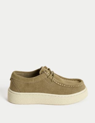 

Boys M&S Collection Kids' Wallaby Shoes (4 Small - 7 Large) - Sandstone, Sandstone