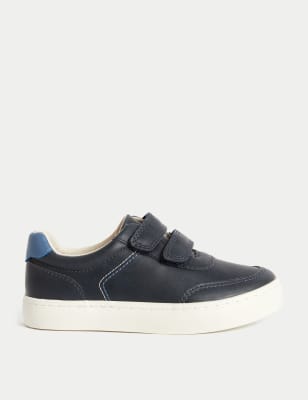 

Boys M&S Collection Kids' Freshfeet™ Riptape Trainers (4 Small - 13 Small) - Navy, Navy